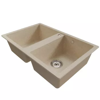 Мойка кухонная Mixline 552040 77х50 см, бежевая