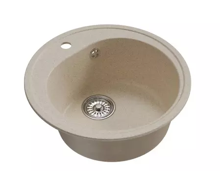 Мойка кухонная Mixline ML-GM11 бежевая 50 см