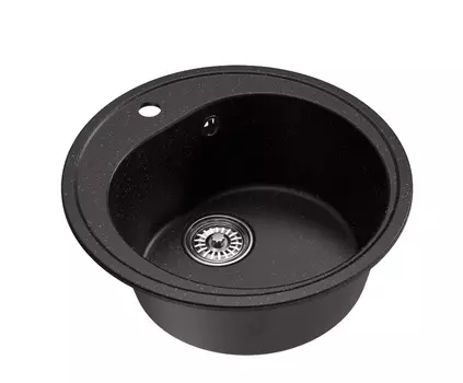 Мойка кухонная Mixline ML-GM11 черная 50 см