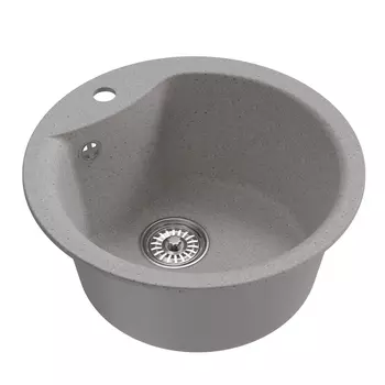 Мойка кухонная Mixline ML-GM12 551835 48х48 см, серая