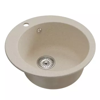 Мойка кухонная Mixline ML-GM13 551893 49,5х49,5 см, бежевая