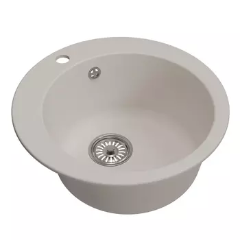 Мойка кухонная Mixline ML-GM13 551894 49,5х49,5 см, белая