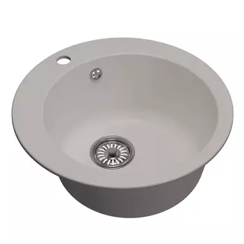 Мойка кухонная Mixline ML-GM13 551895 49,5х49,5 см, белая