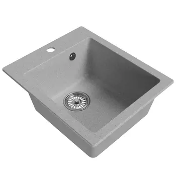 Мойка кухонная Mixline ML-GM14 551904 42х50 см, серая