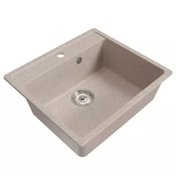 Мойка кухонная Mixline ML-GM15 551912 56х50 см, песочная