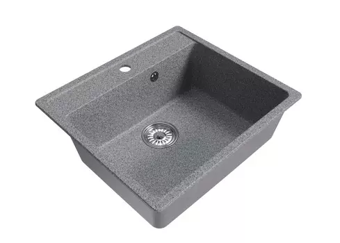 Мойка кухонная Mixline ML-GM15 темно-серая 50х56 см