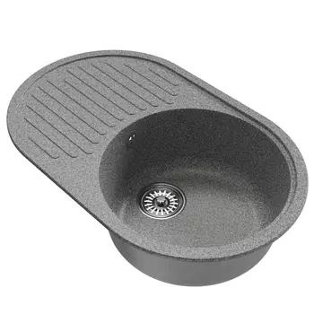 Мойка кухонная Mixline ML-GM16 551927 73х46,5 см, темно-серая