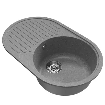 Мойка кухонная Mixline ML-GM16 551932 73х46,5 см, графит