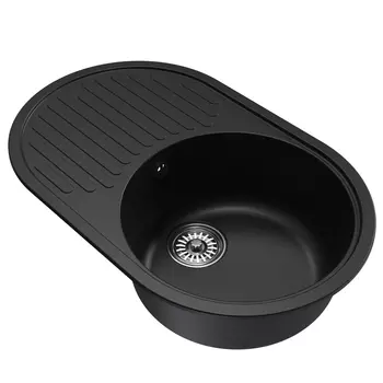 Мойка кухонная Mixline ML-GM16 551934 73х46,5 см, черная