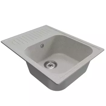 Мойка кухонная Mixline ML-GM18 551972 64х49 см, серая