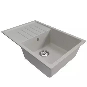Мойка кухонная Mixline ML-GM19 551984 75х49,5 см, серая