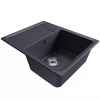 Мойка кухонная Mixline ML-GM26 552086 58х47 см, антрацит
