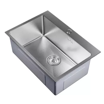 Мойка кухонная Mixline Pro 65х45 (3,0) с сифоном, сатин НАНО