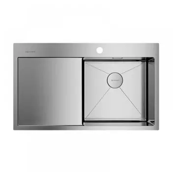 Мойка кухонная Omoikiri Akisame 86-IN-R нержавеющая сталь