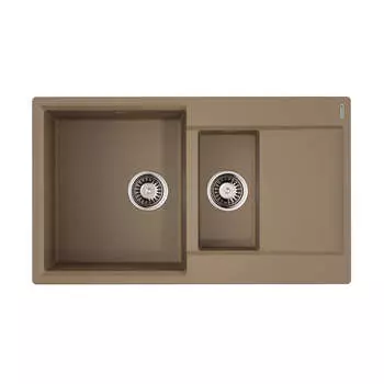 Мойка кухонная Omoikiri Daisen 86-2-CA карамель