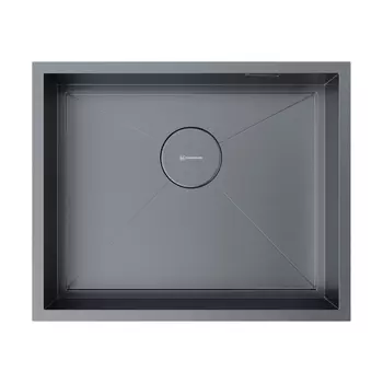 Мойка кухонная Omoikiri Kasen 54-16-INT 4997061 54х44 см вороненая сталь