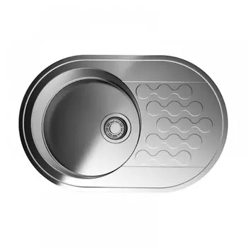 Мойка кухонная Omoikiri Kasumigaura 77-IN нержавеющая сталь