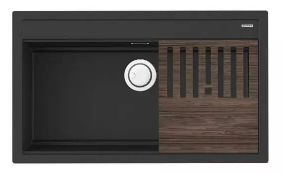 Мойка кухонная Omoikiri Kitagawa 86-LB-GB графит