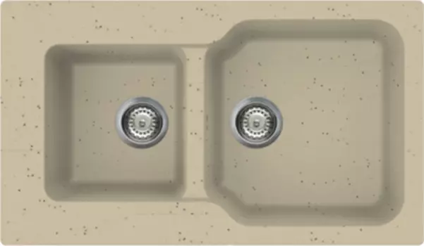 Мойка кухонная Omoikiri Maru 86-2-СH шампань