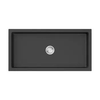 Мойка кухонная Omoikiri Mikura 91 4997087 91х46 см черная