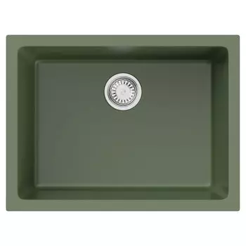 Мойка кухонная Omoikiri Okinoshima 61-U/I-OL olive