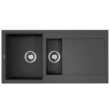 Мойка кухонная Omoikiri Sakaime 100-2-PL, платина