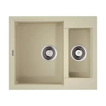 Мойка кухонная Omoikiri Sakaime 60-2-BE, ваниль