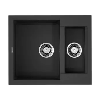 Мойка кухонная Omoikiri Sakaime 60-2-BL, черная