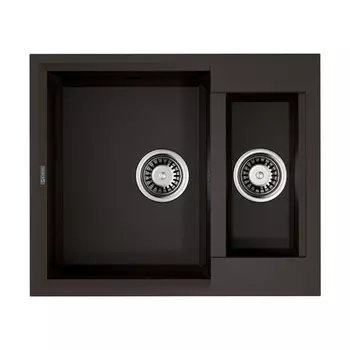 Мойка кухонная Omoikiri Sakaime 60-2-DC, темный шоколад