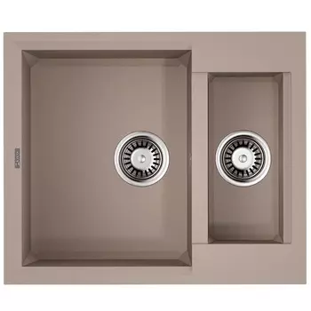 Мойка кухонная Omoikiri Sakaime 60-2-SA, бежевая