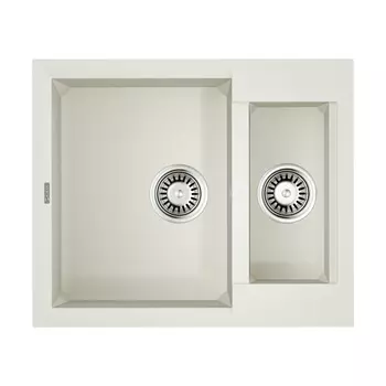 Мойка кухонная Omoikiri Sakaime 60-2-WH, белая