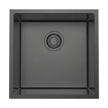 Мойка кухонная Omoikiri Tadzava 44-U/I Ultra-GM 44х44 вороненая сталь