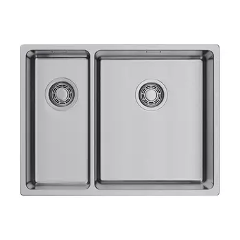 Мойка кухонная Omoikiri Tadzava 58-2-U/I-IN Ultra 15-IN-R 15 58х44 см нержавеющая сталь