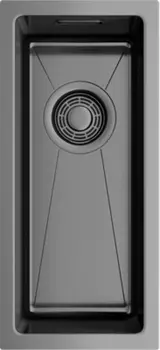 Мойка кухонная Omoikiri Taki 20-U/IF-GM вороненая сталь