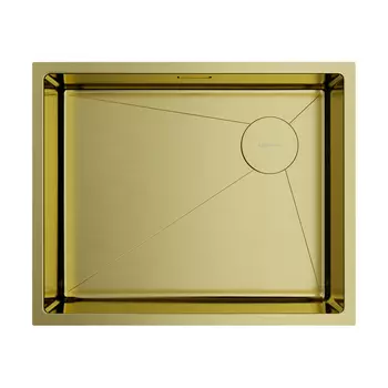 Мойка кухонная Omoikiri Taki 54-U/IF Side SF LG 54х44 см светлое золото