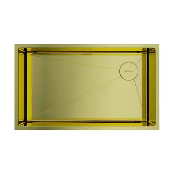 Мойка кухонная Omoikiri Taki 74-U/IF Side 4993171 74х44 см светлое золото