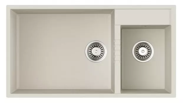 Мойка кухонная Omoikiri Tedori 85-2-U-WH белая