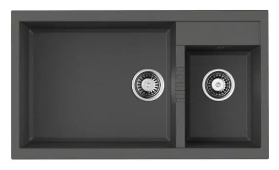 Мойка кухонная Omoikiri Tedori 86-2-LB-PL платина