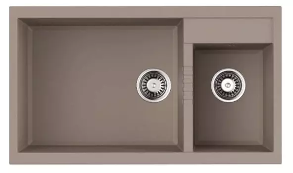 Мойка кухонная Omoikiri Tedori 86-2-LB-SA бежевый