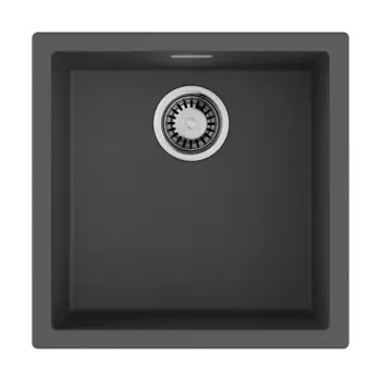 Мойка кухонная Omoikiri Yamakawa 45T-U/I 4993312 45,6х45,6 см платина