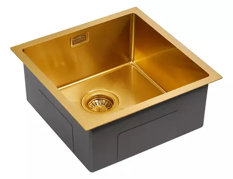 Мойка кухонная Paulmark Aller PM904444-BG 44 брашированное золото
