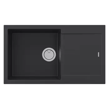 Мойка кухонная Paulmark EXTENSIO 86 PM988650-AN 50х86 см, anthracite