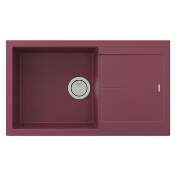 Мойка кухонная Paulmark EXTENSIO 86 PM988650-ME 50х86 см, merlot