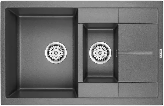 Мойка кухонная Paulmark Flugen 60/1,5 PM237850-DG графит