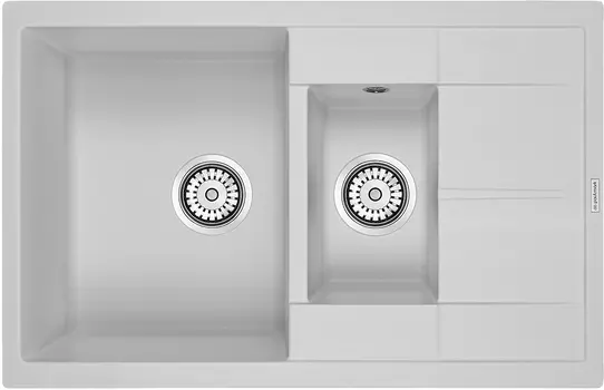 Мойка кухонная Paulmark Flugen 60/1,5 PM237850-WH белый