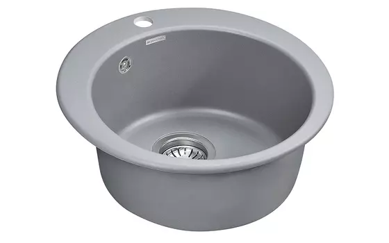Мойка кухонная Paulmark Gelegen PM404800-GRM 48 серый металлик