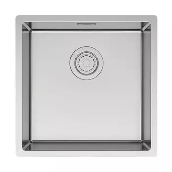 Мойка кухонная Paulmark LASSAN 44 UNI LA44-BS 44х44 см, брашированная нержавеющая сталь