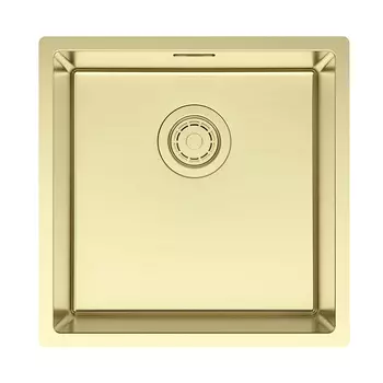 Мойка кухонная Paulmark LASSAN 44 UNI LA44-LG 44х44 см, светлое золото