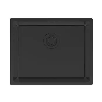 Мойка кухонная Paulmark LASSAN 54 UNI LA54-MBN 54х44 см, матовый черный