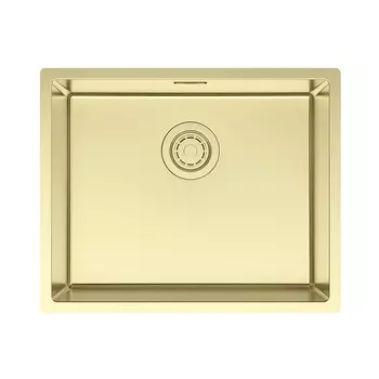 Мойка кухонная Paulmark LASSAN 54 UNI LA54-LG 54х44 см, светлое золото